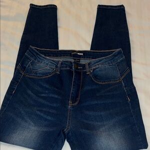 Fashion Nova Dark Indigo Skinny Jeans